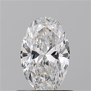 Picture of Natural Diamond 0.70 Carats, Oval with  Cut, E Color, VS2 Clarity and Certified by GIA