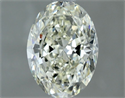 Diamante Natural 1.21 quilates, Ovalado , Color J, claridad VVS1 y certificado IGI