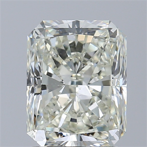Picture of Natural Diamond 1.70 Carats, Radiant with  Cut, L Color, SI1 Clarity and Certified by GIA