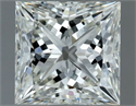 Natural Diamond 1.04 Carats, Princess with  Cut, H Color, VVS2 Clarity and Certified by IGI