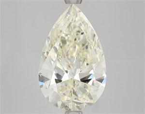 Picture of Natural Diamond 3.01 Carats, Pear with  Cut, K Color, SI1 Clarity and Certified by HRD