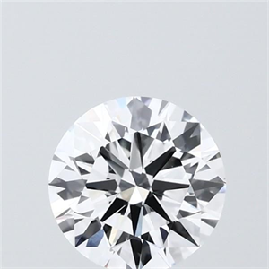 Picture of Lab Grown Diamond 1.50 Carats, Round with Ideal Cut, D Color, VVS2 Clarity and Certified by IGI