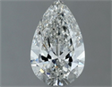 Natural Diamond 0.50 Carats, Pear with  Cut, H Color, SI2 Clarity and Certified by GIA