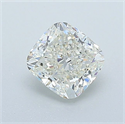 Natural Diamond 0.60 Carats, Cushion with  Cut, J Color, VS2 Clarity and Certified by GIA