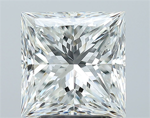 Picture of Natural Diamond 3.06 Carats, Princess with  Cut, G Color, SI1 Clarity and Certified by GIA