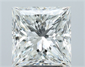 Natural Diamond 3.06 Carats, Princess with  Cut, G Color, SI1 Clarity and Certified by GIA