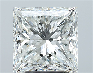 Picture of Natural Diamond 3.06 Carats, Princess with  Cut, G Color, SI1 Clarity and Certified by GIA