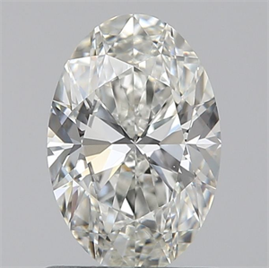 Picture of Natural Diamond 0.90 Carats, Oval with  Cut, H Color, VS1 Clarity and Certified by GIA