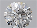 Natural Diamond 0.50 Carats, Round with Excellent Cut, E Color, SI1 Clarity and Certified by GIA