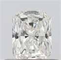 Natural Diamond 0.40 Carats, Radiant with  Cut, H Color, VVS1 Clarity and Certified by GIA