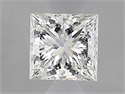 Natural Diamond 0.51 Carats, Princess with  Cut, G Color, VVS1 Clarity and Certified by IGI