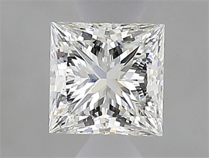 Picture of Natural Diamond 0.51 Carats, Princess with  Cut, G Color, VVS1 Clarity and Certified by IGI