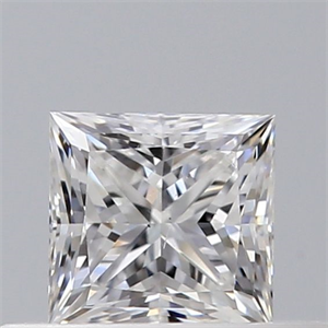 Picture of Natural Diamond 0.30 Carats, Princess with  Cut, E Color, VS2 Clarity and Certified by GIA
