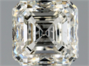 Natural Diamond 2.01 Carats, Asscher with  Cut, J Color, SI2 Clarity and Certified by GIA