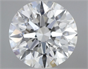 Diamante Natural 0.59 quilates, Redondo , Color F, claridad SI2 y certificado GIA