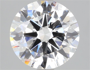 Picture of Lab Grown Diamond 2.00 Carats, Round with Excellent Cut, E Color, VS1 Clarity and Certified by IGI