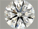 Diamante Natural 0.44 quilates, Redondo , Color J, claridad VS1 y certificado GIA