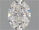 Natural Diamond 0.40 Carats, Oval with  Cut, E Color, VVS2 Clarity and Certified by GIA