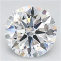 Lab Grown Diamond 3.52 Carats, Round with Ideal Cut, D Color, IF Clarity and Certified by IGI
