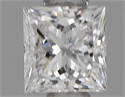 Natural Diamond 0.40 Carats, Princess with  Cut, E Color, VS2 Clarity and Certified by GIA
