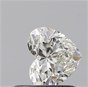Natural Diamond 0.51 Carats, Heart with  Cut, I Color, VVS1 Clarity and Certified by GIA