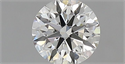 Natural Diamond 0.50 Carats, Round with Excellent Cut, H Color, VVS1 Clarity and Certified by IGI