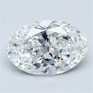 Picture of Natural Diamond 4.50 Carats, Oval with  Cut, D Color, VS2 Clarity and Certified by GIA