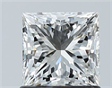 Diamante Natural 1.07 quilates, Princesa , Color I, claridad VS2 y certificado GIA