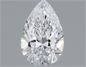 Natural Diamond 0.42 Carats, Pear with  Cut, D Color, IF Clarity and Certified by GIA