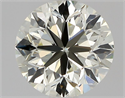 Natural Diamond 0.70 Carats, Round with Very Good Cut, N Color, VVS2 Clarity and Certified by GIA