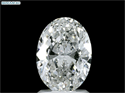 Natural Diamond 2.01 Carats, Oval with  Cut, H Color, SI1 Clarity and Certified by GIA