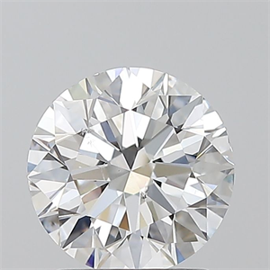 Picture of Natural Diamond 1.50 Carats, Round with Excellent Cut, D Color, SI1 Clarity and Certified by GIA