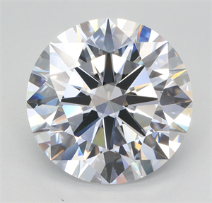 Picture of Lab Grown Diamond 5.46 Carats, Round with Ideal Cut, F Color, VVS2 Clarity and Certified by IGI