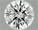 Del inventario de diamantes de laboratorio, 2.10 quilates, Redondo , Color F, claridad VVS2 y certificado IGI