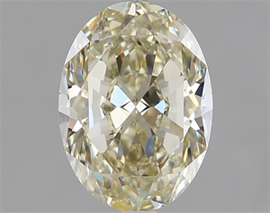 Picture of Natural Diamond 1.50 Carats, Oval with  Cut, L Color, VS2 Clarity and Certified by IGI