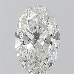 Picture of Natural Diamond 1.20 Carats, Oval with  Cut, G Color, I1 Clarity and Certified by GIA