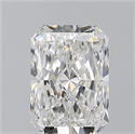 Natural Diamond 3.03 Carats, Radiant with  Cut, F Color, VS2 Clarity and Certified by GIA