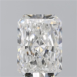 Picture of Natural Diamond 3.03 Carats, Radiant with  Cut, F Color, VS2 Clarity and Certified by GIA