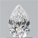 Diamante Natural 0.60 quilates, De pera , Color F, claridad VS2 y certificado GIA
