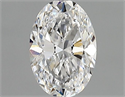 Natural Diamond 0.43 Carats, Oval with  Cut, D Color, IF Clarity and Certified by GIA
