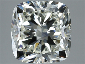 Foto Diamante Natural 2.81 quilates, Del cojín , Color K, claridad VVS2 y certificado GIA de