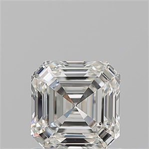 Foto Diamante Natural 1.01 quilates, Asscher , Color J, claridad SI1 y certificado GIA de