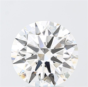 Picture of Lab Grown Diamond 3.01 Carats, Round with Ideal Cut, F Color, VS1 Clarity and Certified by IGI