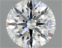 Natural Diamond 0.53 Carats, Round with Excellent Cut, G Color, VS1 Clarity and Certified by GIA