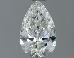 Picture of Natural Diamond 0.50 Carats, Pear with  Cut, H Color, VS2 Clarity and Certified by IGI