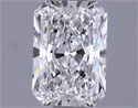 Lab Grown Diamond 1.11 Carats, Radiant with  Cut, F Color, VVS2 Clarity and Certified by IGI