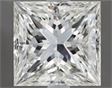 Diamante Natural 2.51 quilates, Princesa , Color J, claridad VVS1 y certificado GIA