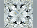 Diamante Natural 3.02 quilates, Princesa , Color I, claridad VVS2 y certificado IGI