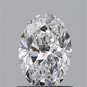 Picture of Natural Diamond 0.61 Carats, Oval with  Cut, D Color, VS2 Clarity and Certified by GIA