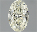 Diamante Natural 0.50 quilates, Ovalado , Color J, claridad VVS2 y certificado IGI